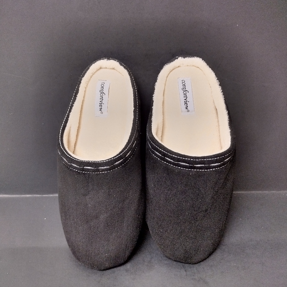 - NEW - COMFORTVIEW THE STITCH CLOG BLACK WOMEN'S SLIPPERSS SIZE : 6M/W - Picture 3 of 7